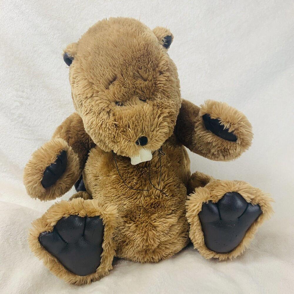 Canuck Ganz 12" Beaver Plush Heritage Collection Posable Joints Stuffed Animal​​